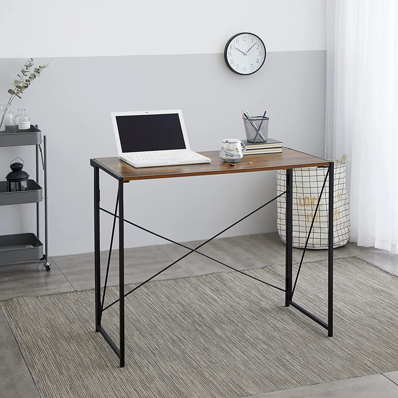 Bureau pliable, Brun / noir