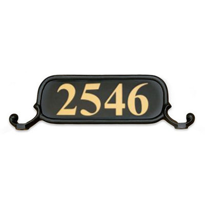 Plaque d'adresse personnalisée en aluminium Williamsburg
