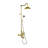 Exposed Thermostatic Shower System 36" Wall Mounted with Hand shower and Lever/Cross Handles-99212112