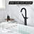 Modern Brass Freestanding Bathtub Faucet With 360° Swivel & Handheld Shower - 9.48Gpm Flow, Ceramic Disc Valve-112231729