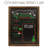 Excello Wooden Chalkboard 13 in by 17 in in Photo Frame Christmas Decoration