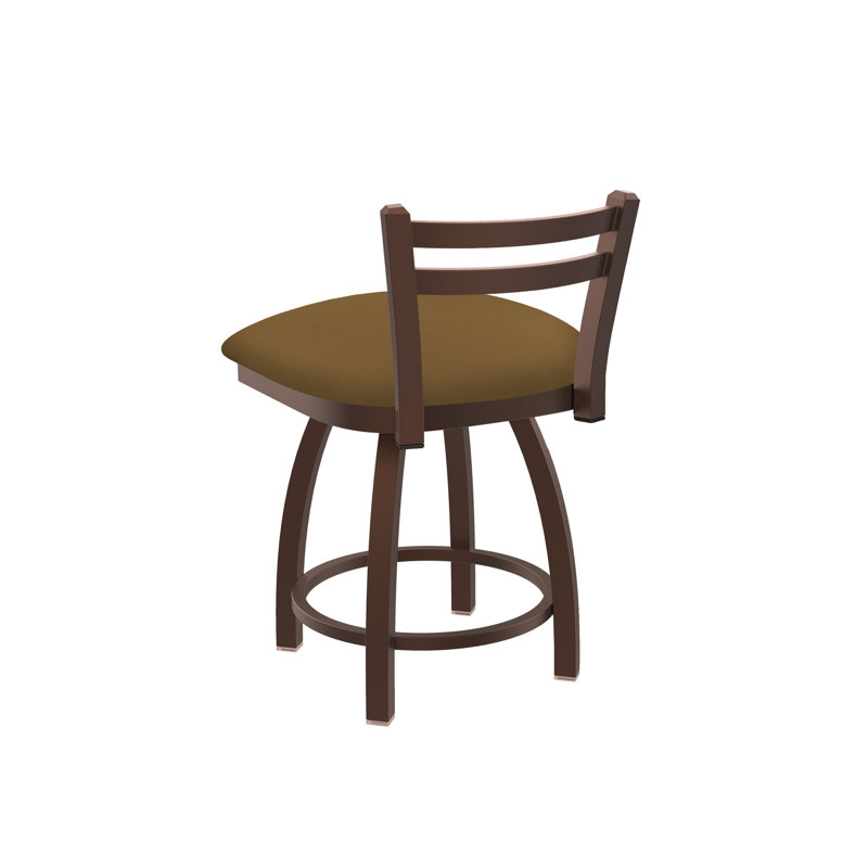 Tabouret de coiffeuse en métal Jackie, Bronze, Vinyle - Canter