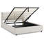 Grand lit plateforme tapissier hydraulique en chenille avec tête de lit intégrée-919882946-919882940
