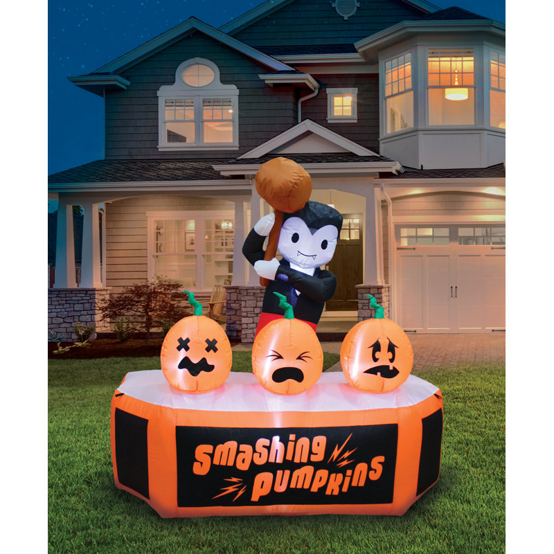  5 ft. Prelit Smashing Pumpkins Inflatable