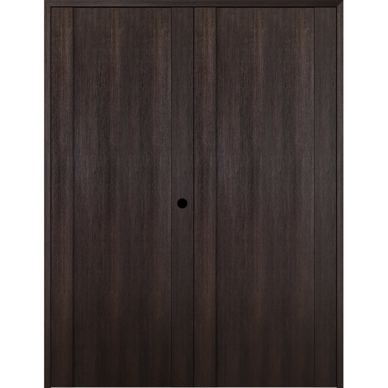 Porte française Avon 01, 64 po x 80 po, Gauche, Chêne