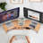 Bamboo Monitor Stand