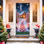 Kbndieu Christmas Door Curtain Decoration Door Cover Christmas Scene Layout Background Cover-119277480