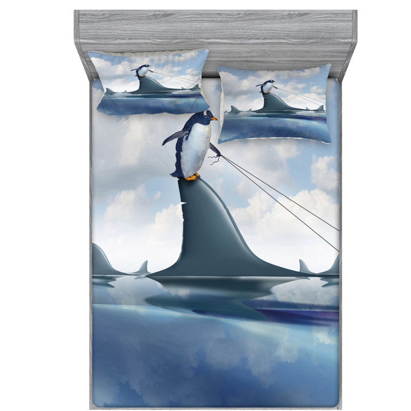 Microfiber Sheet Set, Full Sheet Set with Fitted Sheet