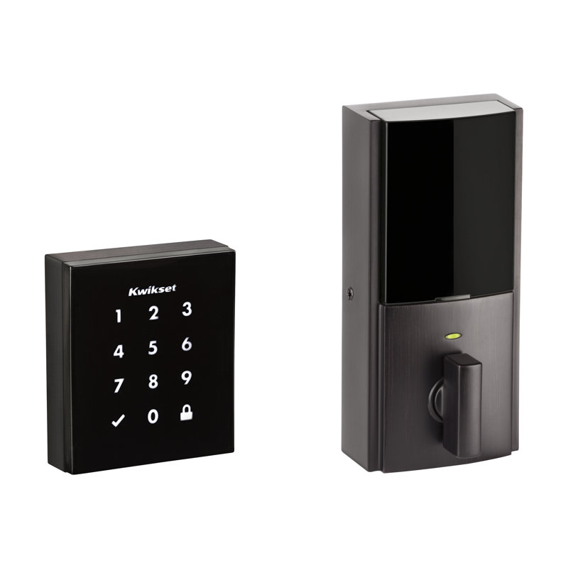 Obsidian Keyless Entry Electronic Touchscreen Deadbolt, Venetian Bronze