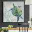 Tortue de verre de mer II - reproduction d'art sur toile tendue-1349199940