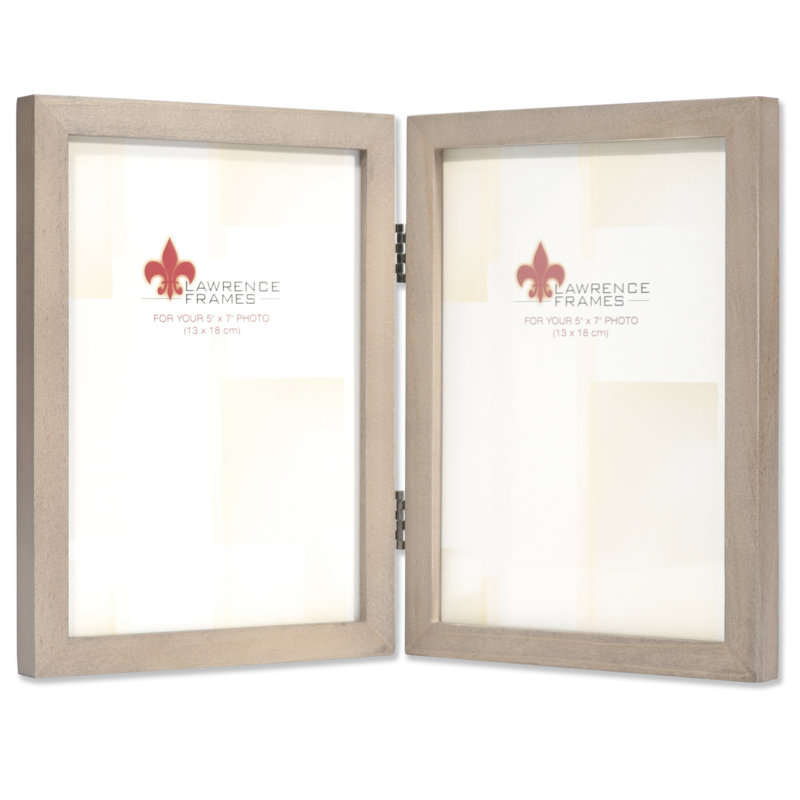 Annabella Gray Wood Matte Picture Frame, 5" x 7"
