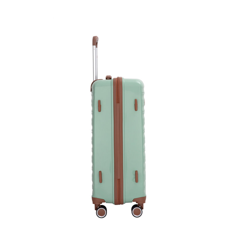 5-Piece Luggage Set,PP Hardshell Luggage Set with TSA Lock and Durable Spinner Wheels (20"24"28 +a travel bag and a toiletry bag)