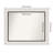 Ellie Non-Beveled Framed Wall Mirror-120328080-120328078