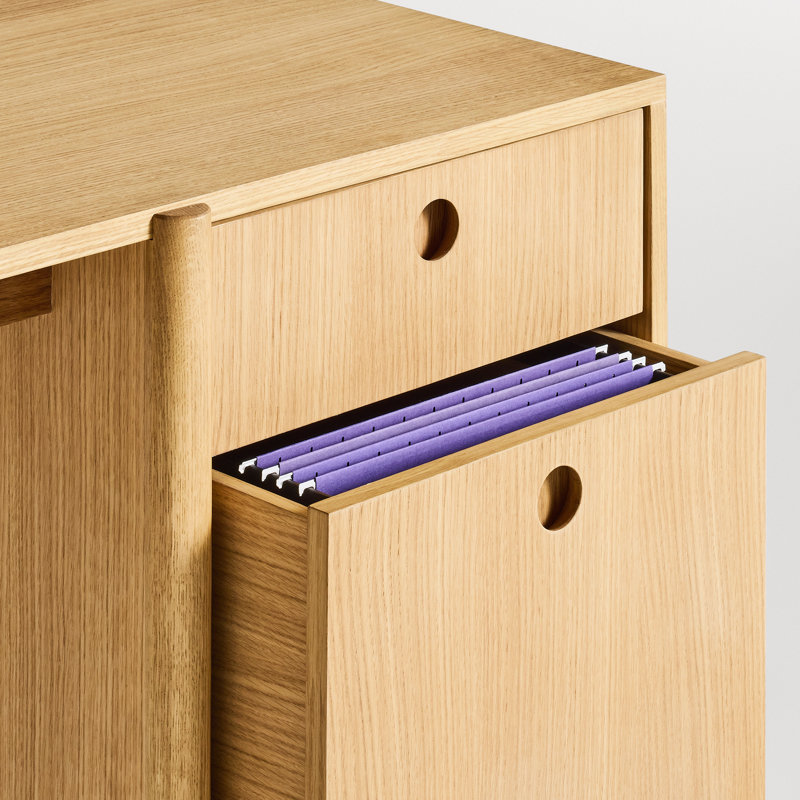 Bureau Cursive, Chêne blanc