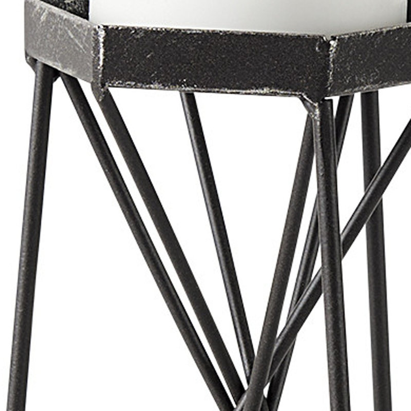 Porte-bougie de table 8 po