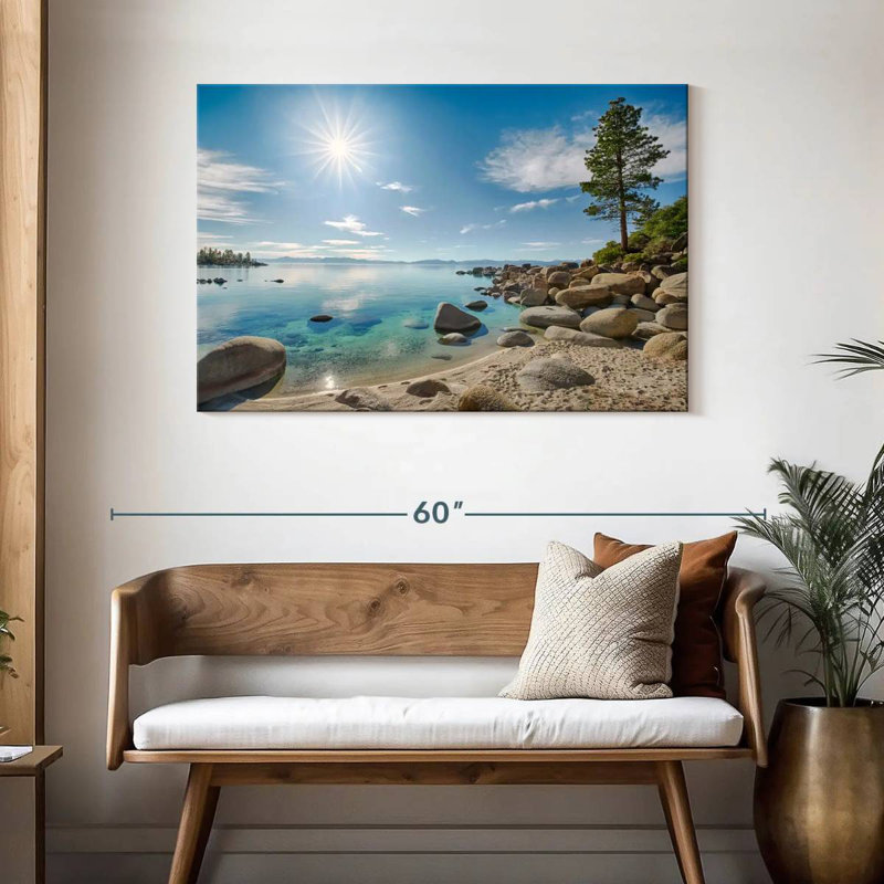 Alvord Dazzling Lake Tahoe, H 30 po x l 45 po
