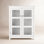 Armoire de rangement autoportante à deux portes avec deux tablettes réglables Leist