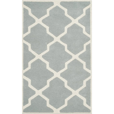 Carolene Hand Tufted Wool Geometric Rug