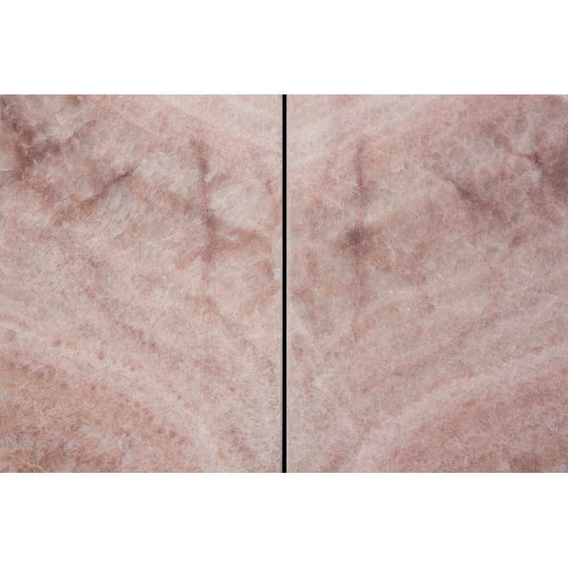 2 - Light Flush Mounted Sconce, Pink
