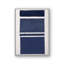 Blue Colorblock 2 Print by Goderwis, Kyle