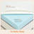 Muniz Foam Mattress Topper, Removable Mattress Cover, High Density Foam Mattress Pad with 4-Corner Non-Slip-1059818845-1018812086