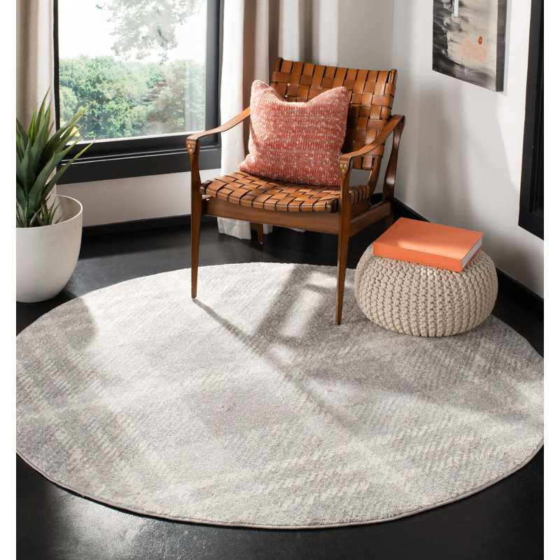 Laceymay Performance Plaid Rug, Round 6'