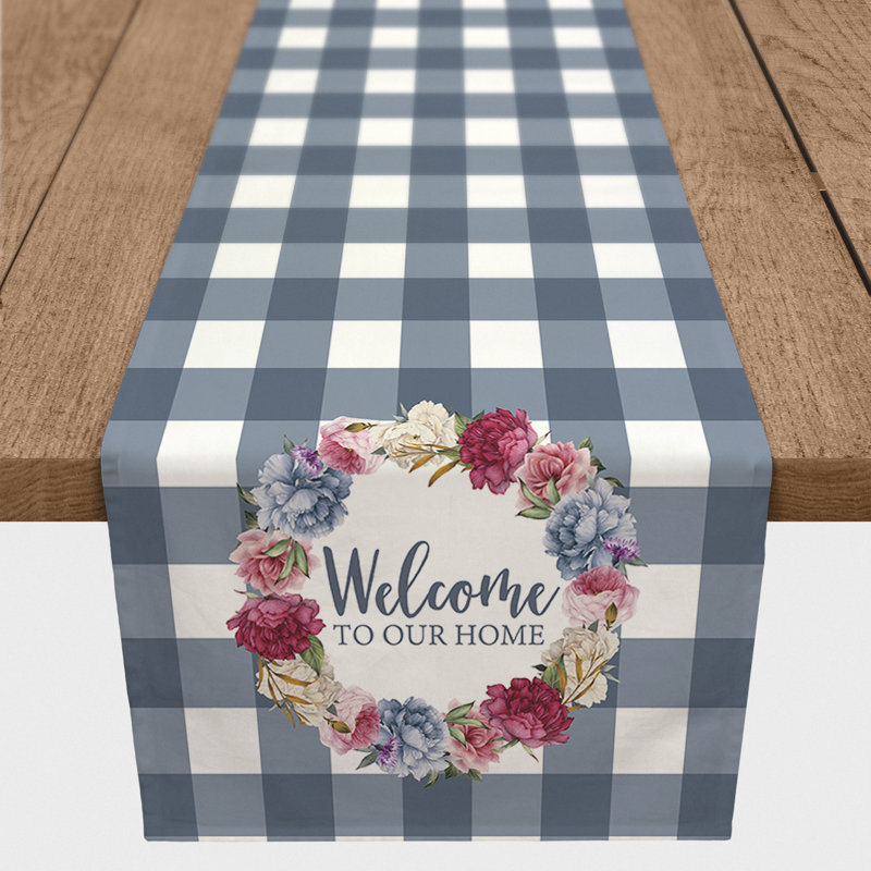 Chemin de table welcome the home Sedillo, L 90 po x l 16 po