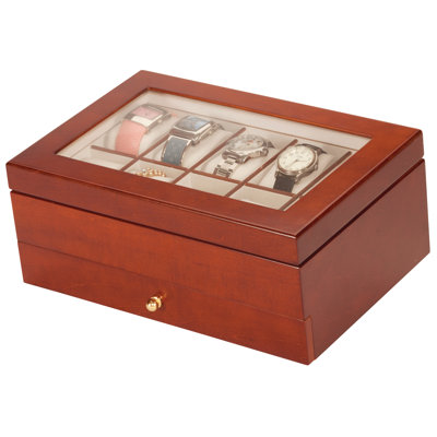 Wood Watch Box + Drawers