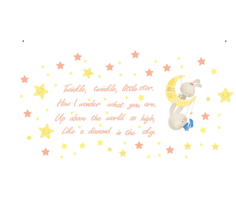 Décalcomanie murale little star twinkle Eichelberger