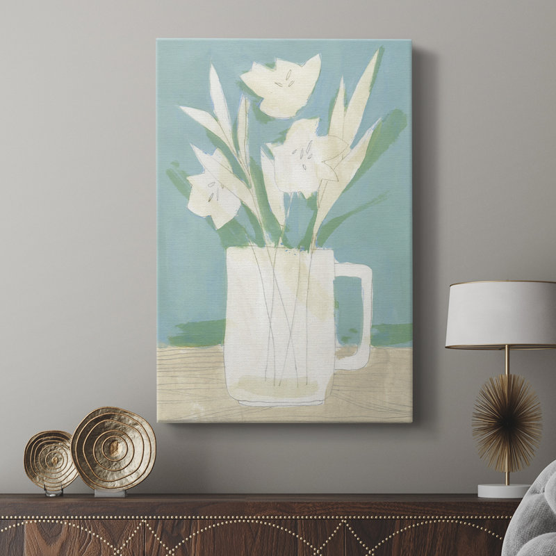 Arrangement de printemps en sourdine III - galerie Cavas sur mesure, H 18 po x l 12 po