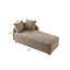 Chaise longue moderne rembourrée (ensemble de 2)-1724857329