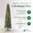 Larron The Holiday Aisle® Rotating Tree Stand Base w/Stanley 7' Skinny Pencil Christmas Tree