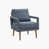 Chenille gris ardoise clair est en rupture de stock