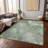 Machine Washable Indoor/Outdoor Xhevrie Green Rug-923022804