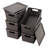 6 Pack Plastic Storage Baskets With Lids,Grey Breathable Stackable Storage Bins,Small Storage Containers,For Organizing Storage Baskets On Desktops,Closets,Playrooms,Classrooms,Offices