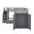Twin Twin Over Full Bunk Bed With Drawers,Desk And Wardrobe-1737361320