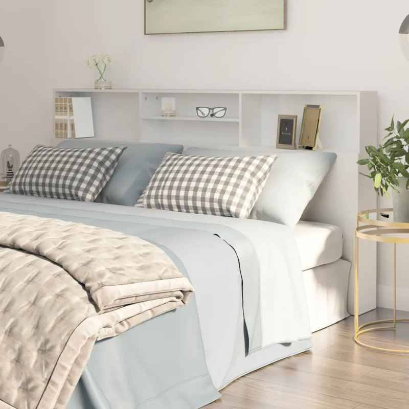 Melchor Headboard, White, 103.5" H x 200" W x 19" D