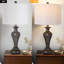 Lampe de table 25 po en résine