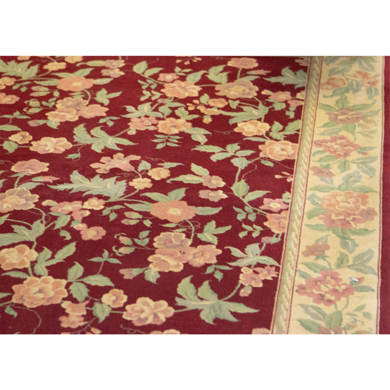 Tapis rectangulaire noué à la main