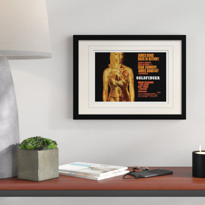 Goldfinger Projection by James Bond - Single Picture Frame Print