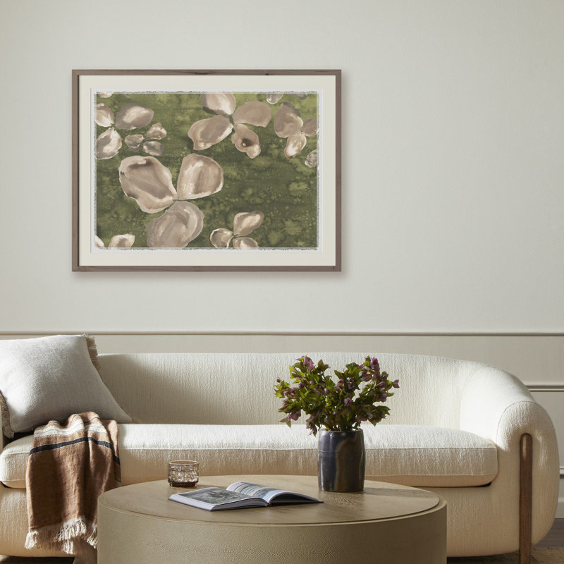 Sub Tropic Painting by Molly Franken, Beige, 24" H x 18" W