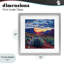 «Desert Sunset on Blooming Bush», reproduction encadrée sous verre, design par Kate Jarvik Birch-1310505237-1310505239