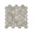 12" x 12" Wooden White Marble Honeycomb Mosaic Wall & Floor Tile-49709756
