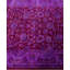 Overdyed Hand-Knotted Wool Modern-Contemporary Purple Runner 2' 7" x 12' 2"