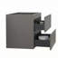 Armoire murale sophistiquée avec deux tiroirs pour le rangement de la salle de bain-110896944