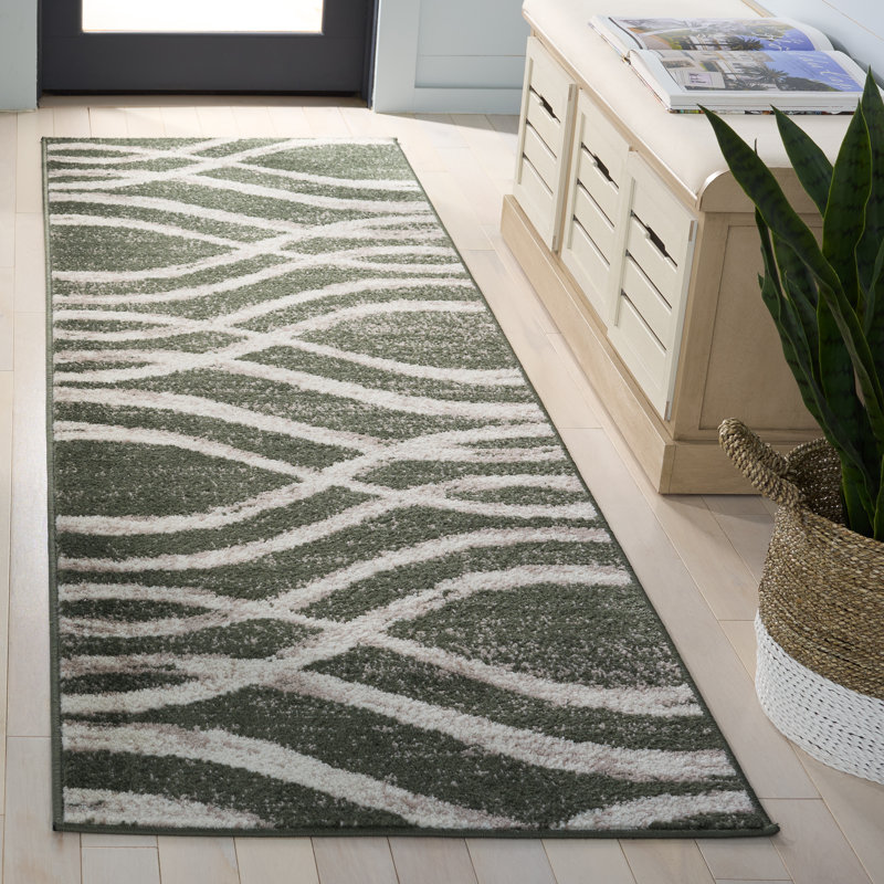Tapis abstrait Cadon Performance, Tapis de couloir 3 pi x 8 pi