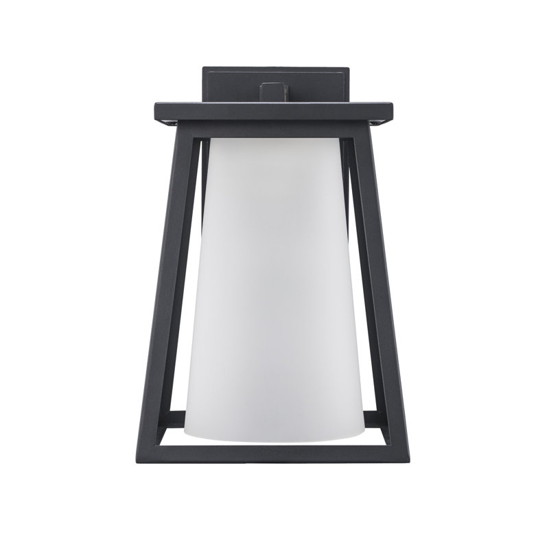 Iron Wall Light, 10.7" H x 7.3" W x 8.6" D