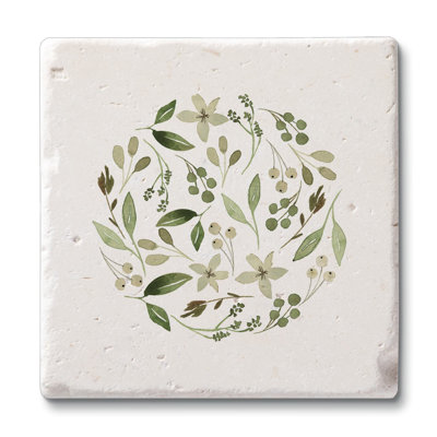 Stoneware Square 4 Piece Coaster Set