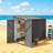 Outdoor Storage Shed With Lockable Doors