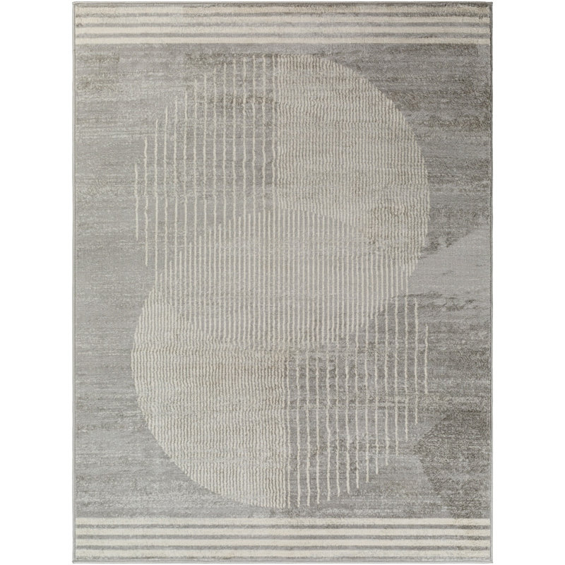Reagyn Geometric Machine Woven Area Rug, Rectangle 200 x 275 cm
